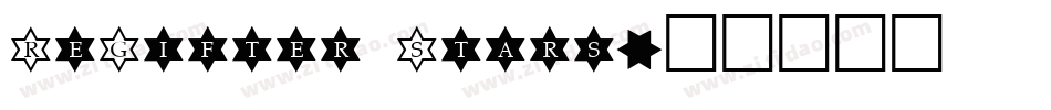 ReGifter Stars字体转换